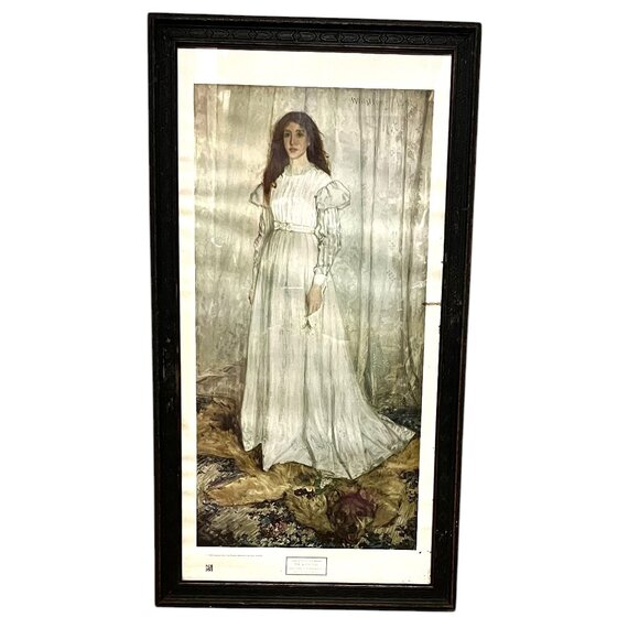 Antique Framed Symphony in White No. 1: The White Girl by James McNeil Whistler